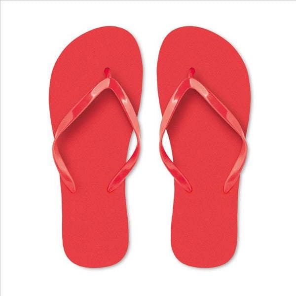 MidOcean Unisex Adult EVA Beach Slippers - Red - 