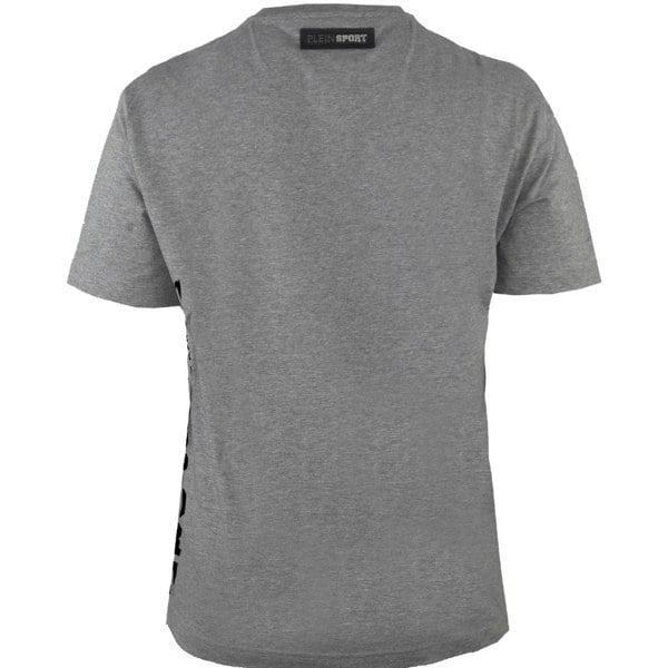 Plein Sport Bold Side Logo Grey T-Shirt S