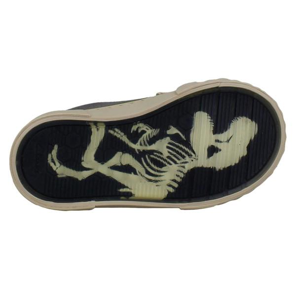 Clarks Boys Clarks Dinosaur Canvas Shoes Foxing Stomp