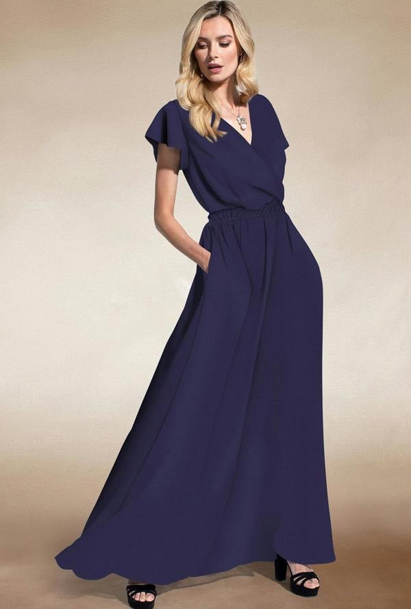 HotSquash Chiffon Maxi Dress