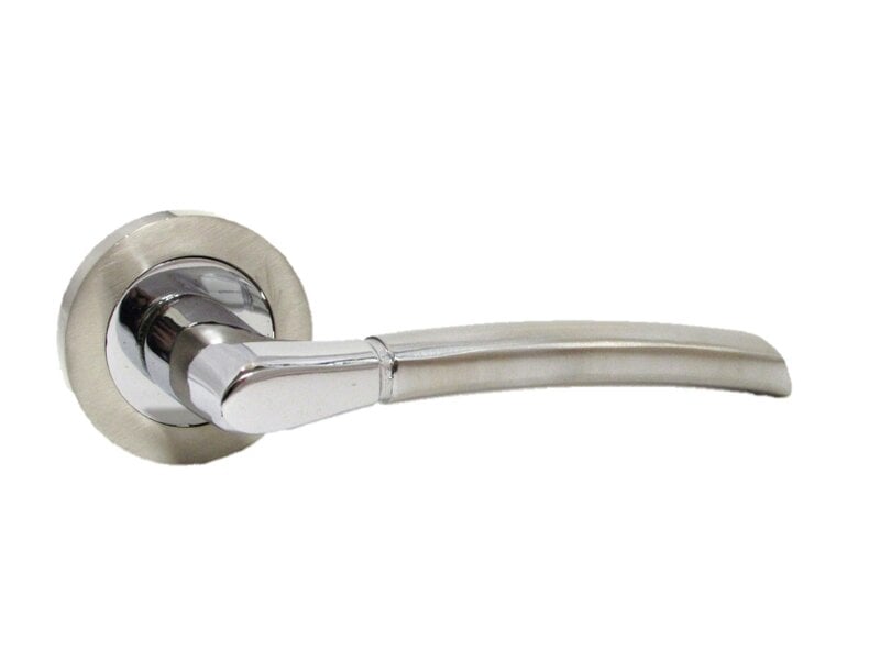 EDH Door Hardware Epsom Chrome Satin Internal Door Handles