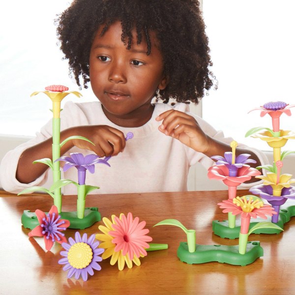 Green Toys Build A Bouquet Playset - Made From 100% Recycled Plastic