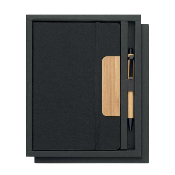 MidOcean Notemix RPET A5 Notebook Set - Black - 