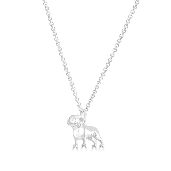 Mylee London Pitbull Silver Necklace - Personalised