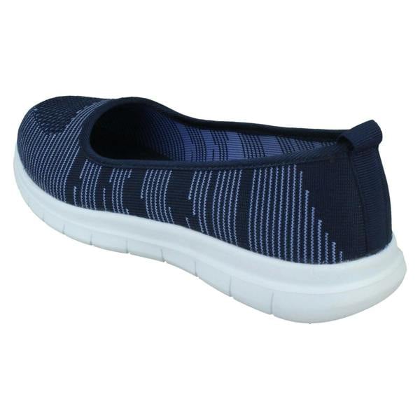 Spot On Ladies Spot On Casual Ballerina Shoes F7169