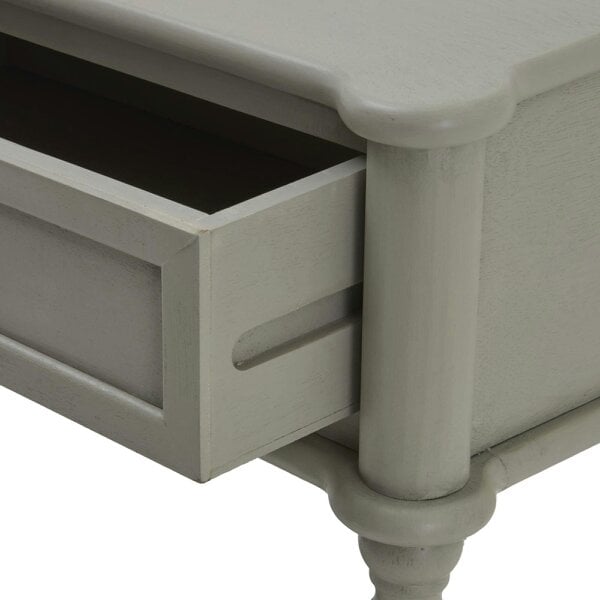 Wyld Haus Thuy Grey Wood Two Drawer Console Table
