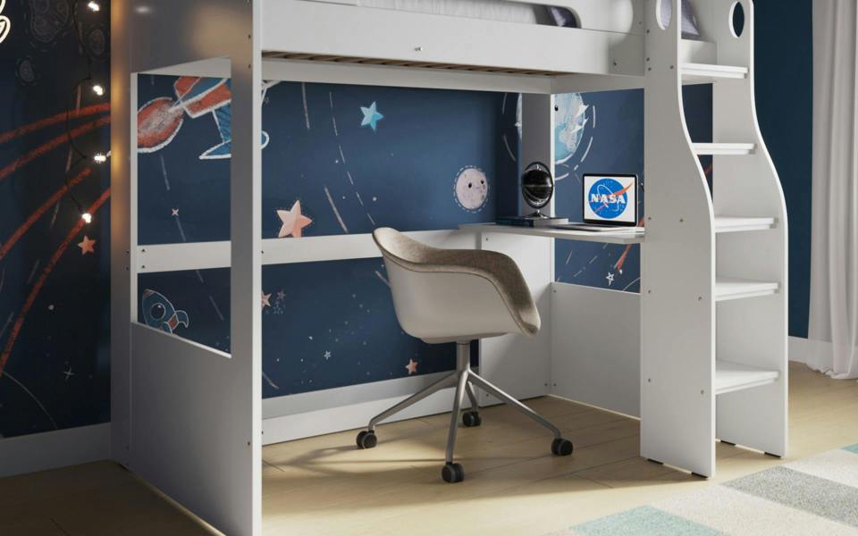 Flair Cosmic High Sleeper White