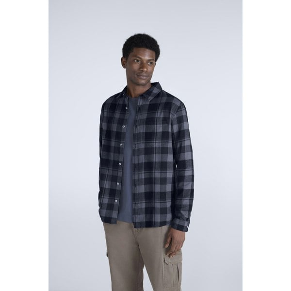 Animal Mens Cove Flannel Shirt - Dark Grey