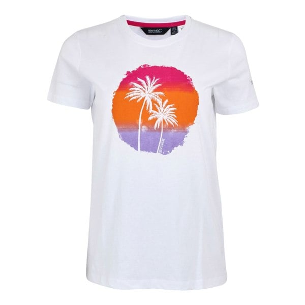 Regatta Womens/Ladies Palm Tree T-Shirt - White