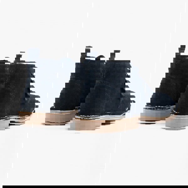 Popps VESPA Unisex Desert Boots Navy