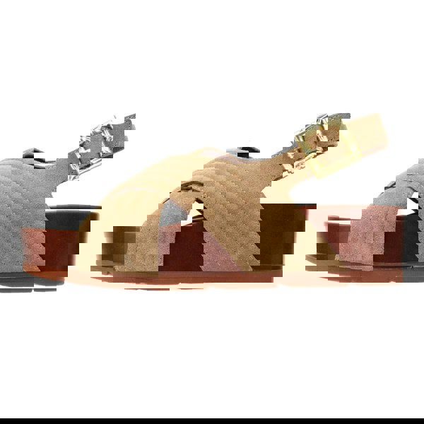 Desert Fleur Sparks Suede Women's Taupe Sandals