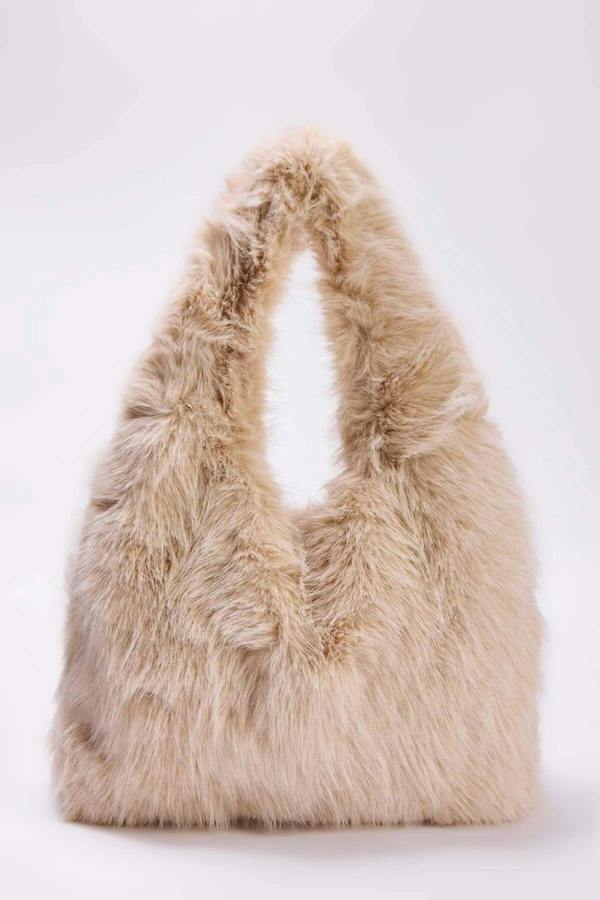 WOVCOR Faux Fur Women's Bag