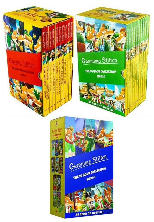 Geronimo Stilton Series 1, Series 2 and Series 3 - 30 Books Collection Set