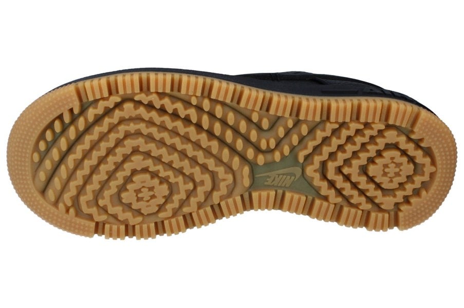 Nike Air Force 1 Luxe Mens Trainers Db4109  001 - Black Bucktan Gum Yellow 001 - Photo 4