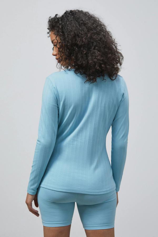 ENORSIA Ribbed Cycling Loungewear Set