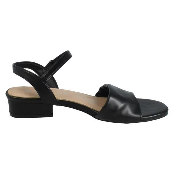 Spot On Ladies Spot On Low Heel Casual Buckle Fastening Sandals F12113