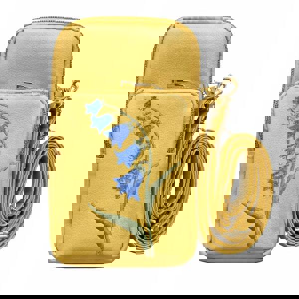 Fores Collection Bluebell Embroidered Crossbody Phone Bag