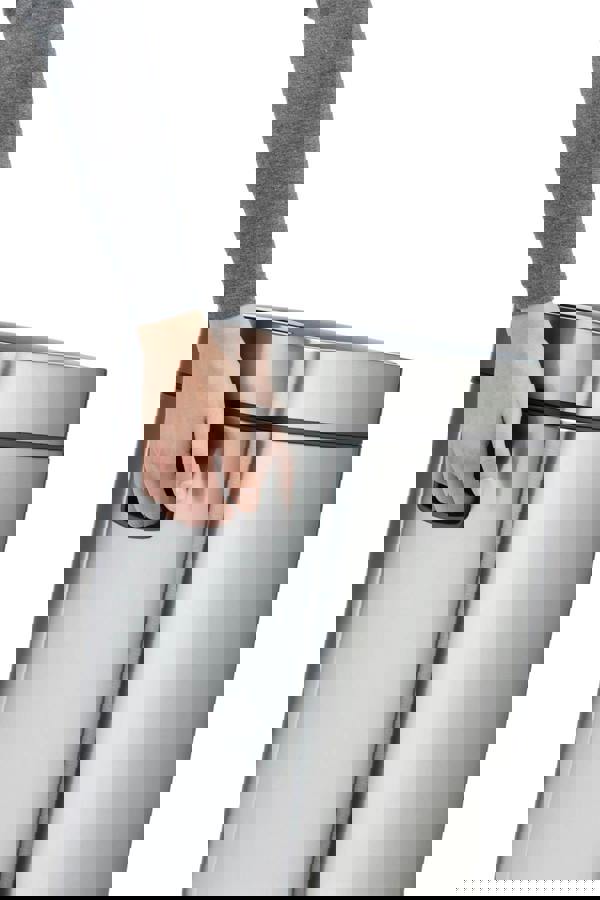 Durable Motion Sensor Bin | Smart Automatic Steel Kitchen Waste Bin | 21L Silver