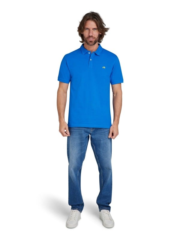 Raging Bull Mens Classic Organic Polo Shirt - Cobalt Blue