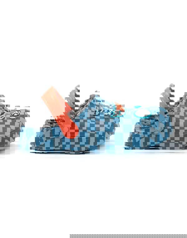 Hot Wheels Boys Blue Checkerboard Clogs