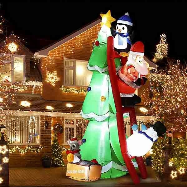 Leaper Christmas Decorations Inflatable Christmas Tree