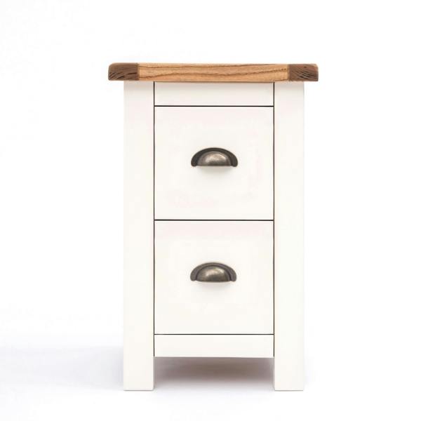 Lovere 2 Drawer Petite Bedside Table