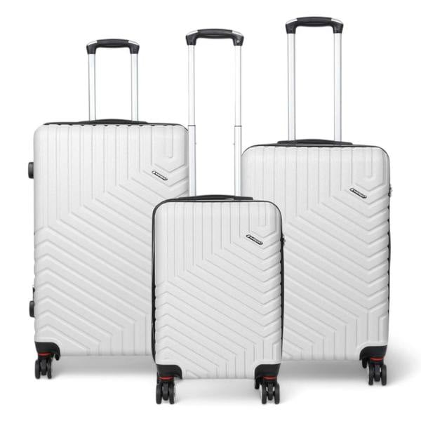 Snowball Expandable Hard Shell 8 Wheels Luggage Travel Cabin Bags Suitcase Set