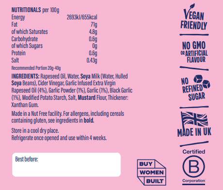 Nojo TRIPLE GARLIC MAYO | VEGAN 160g