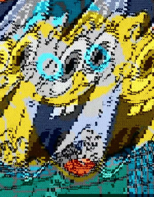 SpongeBob SquarePants Unisex Kids Blue Let It Snow Sweatshirt