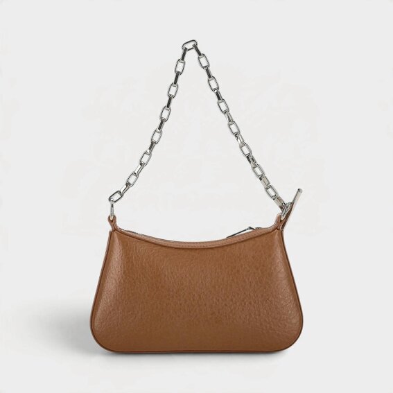 Alexander McQueen T-Bar Mini Handbag Pecan Brown