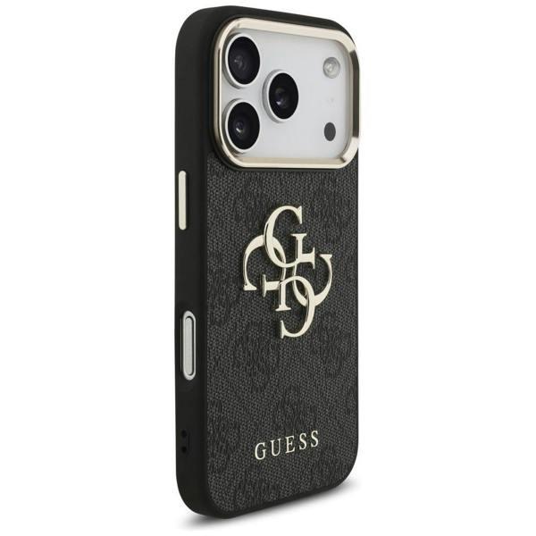 Guess Big 4G Classic Logo Case for iPhone 17 Pro 6.3" Black Gold - GUHCP17L4GMGCGR