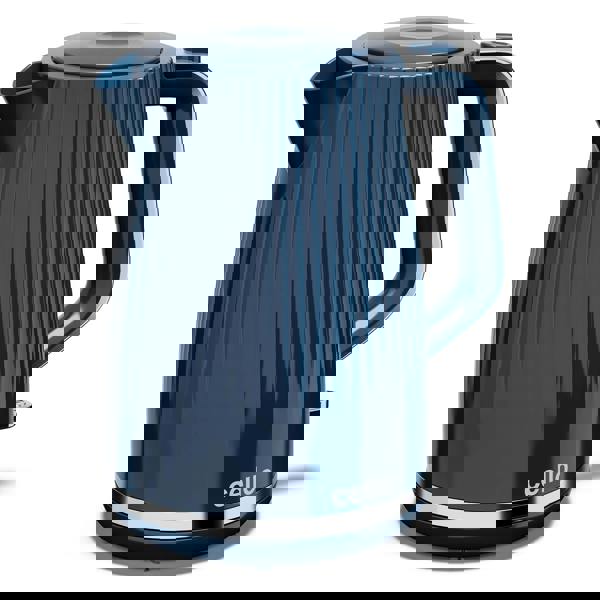 Cello Breakfast Bundle - Textured Kettle + 2 Slice Toaster - Blue