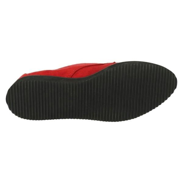 Spot On Ladies Spot On Flat Shoes