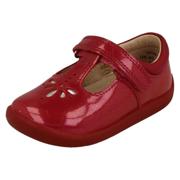 Start-rite Girls Startrite T-Bar Laser Detailed Shoes Puzzle