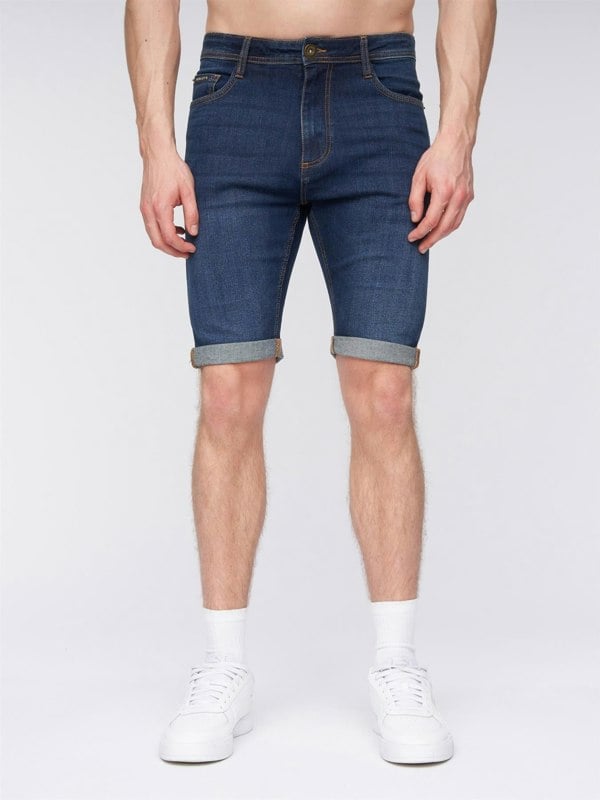 Henleys Flex Denim Shorts Dark Wash