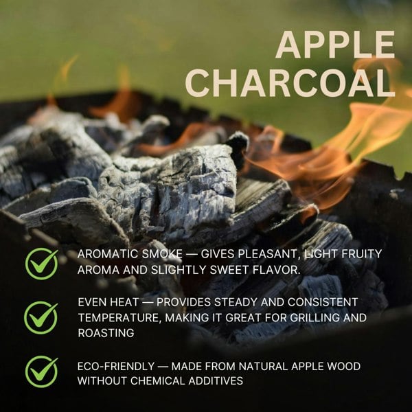 Globaltic Apple Lumpwood charcoal 5kg