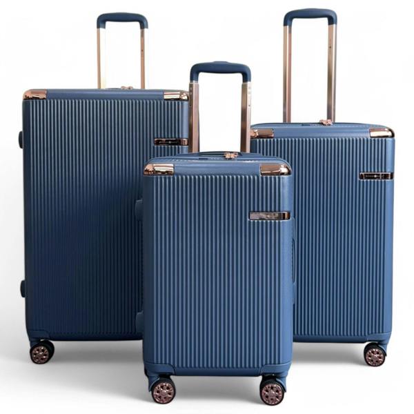 Snowball Expandable Hard Shell 8 Wheels Luggage Travel Cabin Suitcase Set