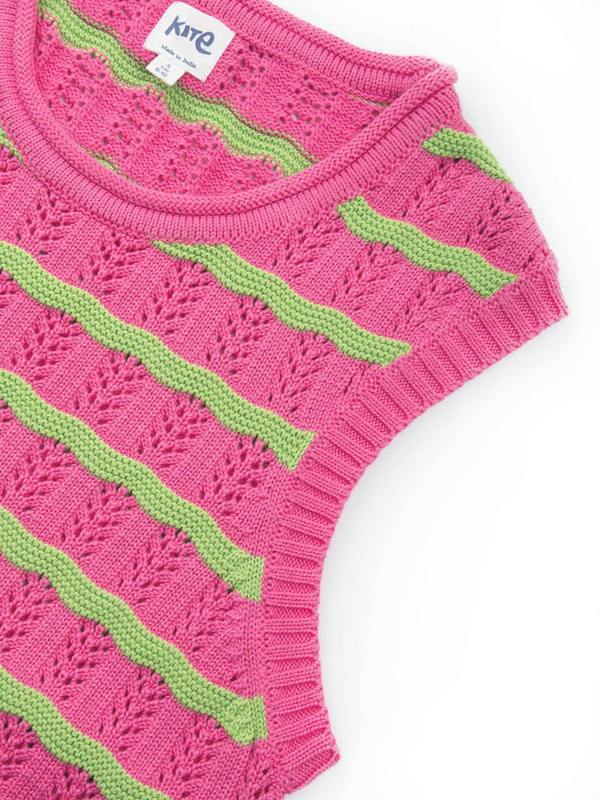 Kite Womens Organic Tolpuddle Knit Tank Top Azalea