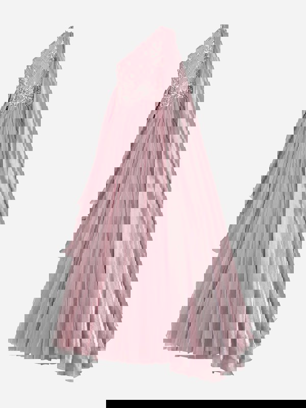 Maison Ava Girls Belinda Occasion Dress in Purple