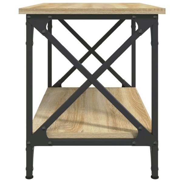 Berkfield Side Table Sonoma Oak 55x38x45 cm Engineered Wood
