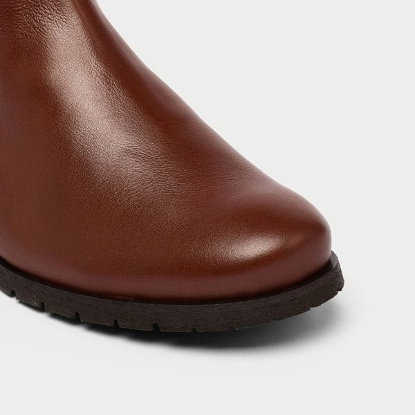 Calla Bella Boots - Brown Leather