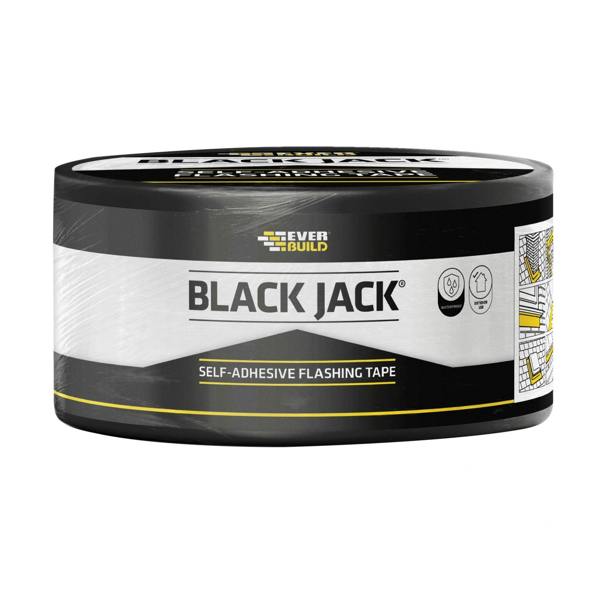 Everbuild Sika Black Jack Flashing Tape, Trade - Multi Colour - 