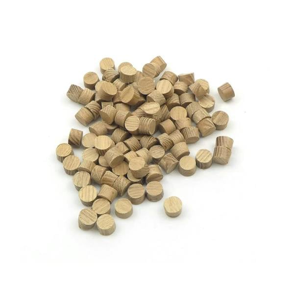 10mm Ash Flat Head Cross Grain Plug