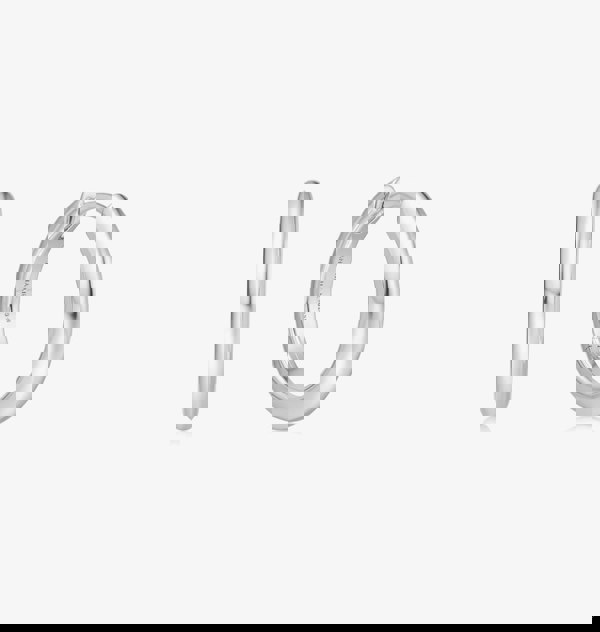 Ania Haie Vogue Maven Sterling Silver Tube Huggie Hoop Earrings E062-01H