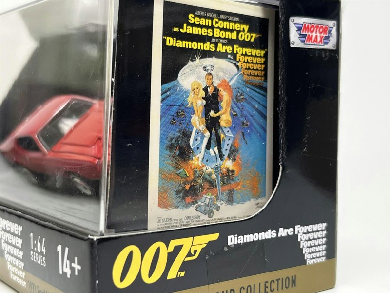 Motormax 007 James Bond Diamonds Are Forever 1971 Ford Mustang Mach 1 Diorama 1:64 Motormax 79824