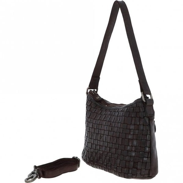 Ashwood Vintage Woven Leather Shoulder Bag