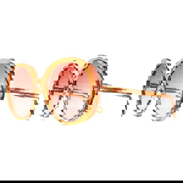 Chloe Sunglasses CH0007S 001 Transparent Dark Orange Orange Gradient