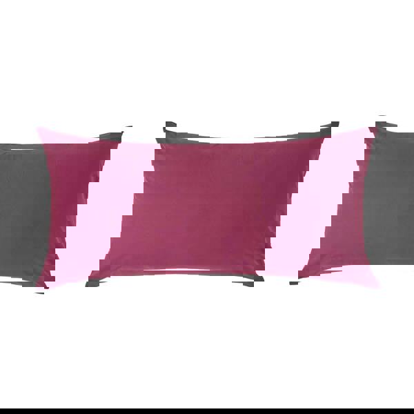 HOMESCAPES Crisp & Cool 200 TC Egyptian Cotton Percale Housewife Pillowcase, European Size