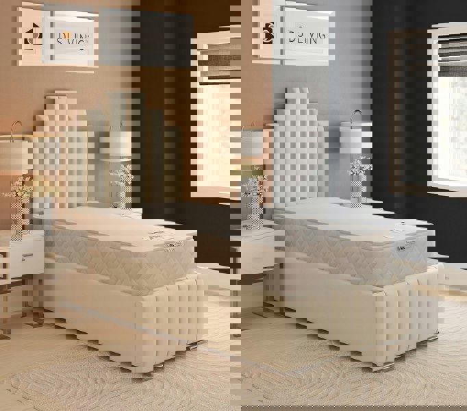 DS Living Eclipse 13.5 Bonnell Spring Mattress with Reflex Foam Layers - 6ft - Super King - Aurora by DS Living