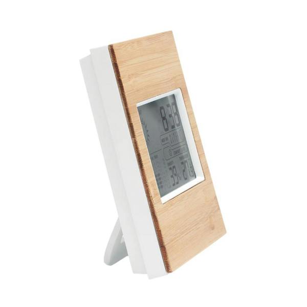 MidOcean Bamboo Digital Desk Clock - Wood - 